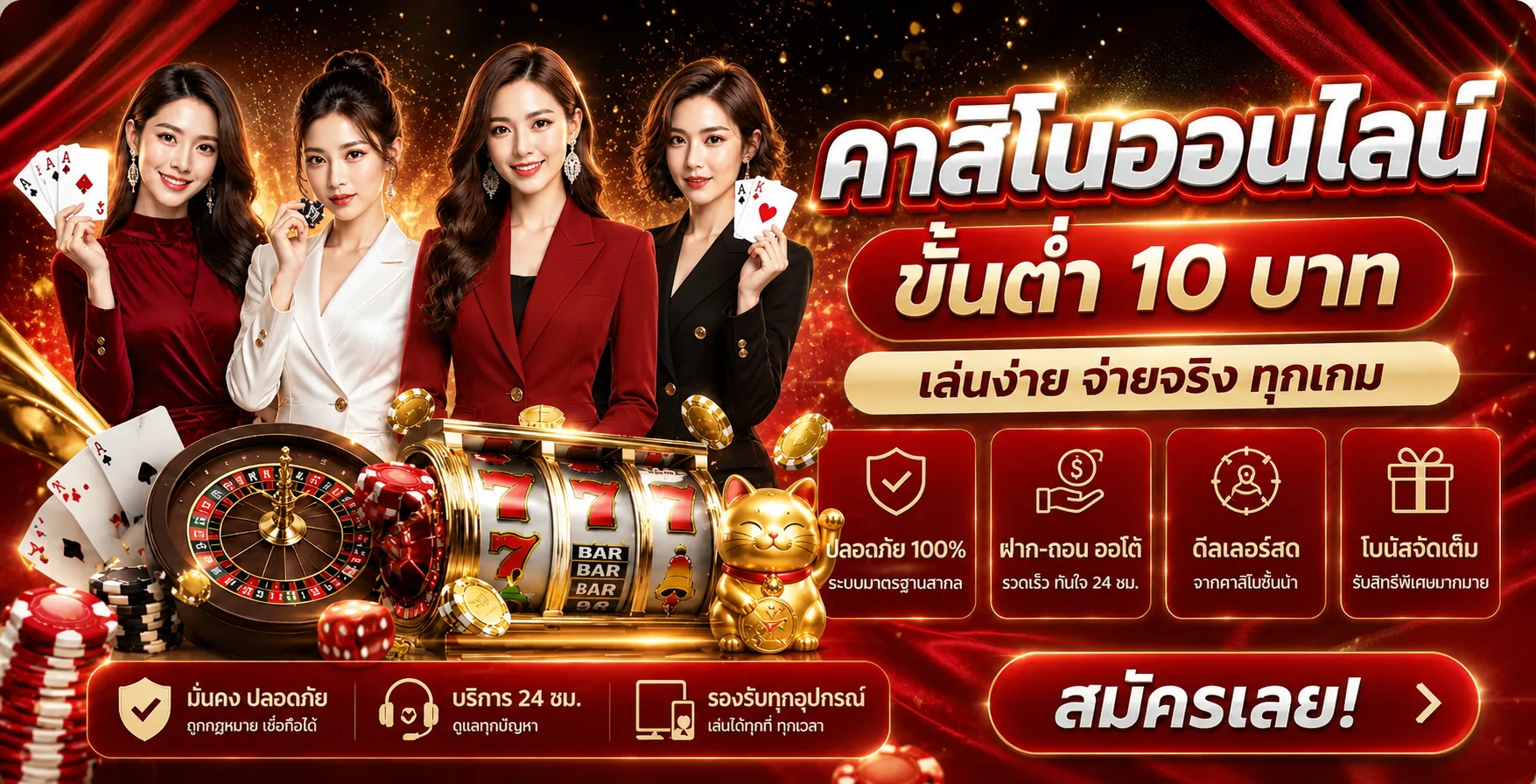 คาสิโนออนไลน์ NEO36 พร้อมระบบฝากถอนออโต้